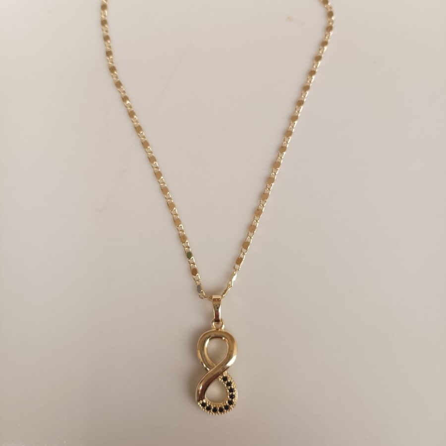 Collar Infinito "Amor Eterno" con Contrastes